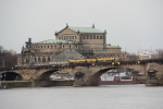  Dresden: Augustusbrücke und Semperoper