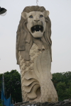 Sentosa: Merlion Skulptur