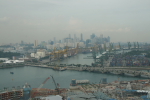 Sentosa: Blick zurück nach Singapore