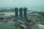 Singapore: Das neue Casino und Hotels im Bau