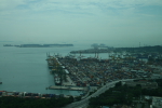 Singapore: Blick zum Hafen