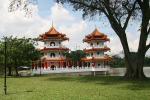 Singapore: Twin Pagodas im Chinese Garden