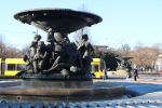  Dresden: Brunnen am Albertplatz