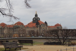  Dresden: Königliches Ministerium des Innern vom Brühlschen Garten