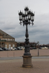  Dresden: Lampe auf dem Theaterplatz