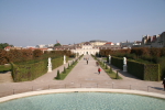 Wien: Garten vom Schloss Belvedere